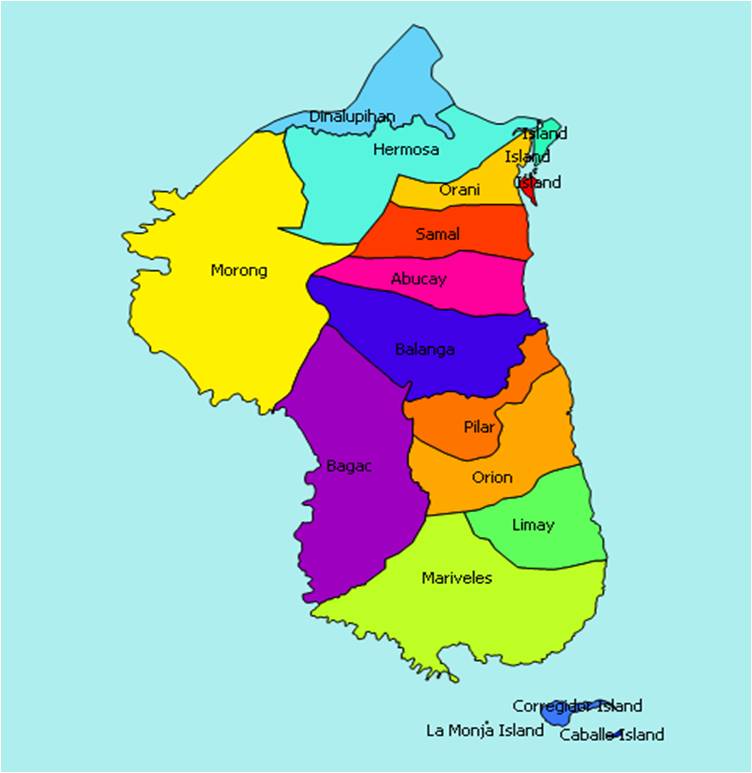 Mapa Ng Bataan